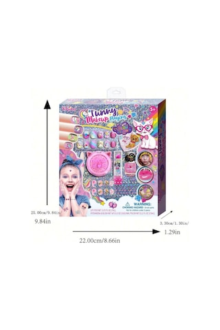 Tokidas Funny Makeup Playing Glow İn The Dark Takma Tırnaklı Makyaj Güzellik Seti
