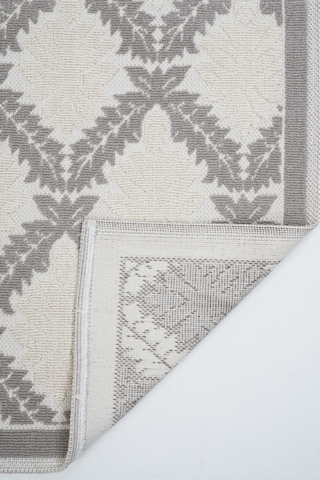 Yüksek Emici Pamuk Dokuma Banyo Halısı - Pamuklu Kaymaz Taban Dikdörtgen Banyo Kilim 80 X 200 Ebatlarında Bej