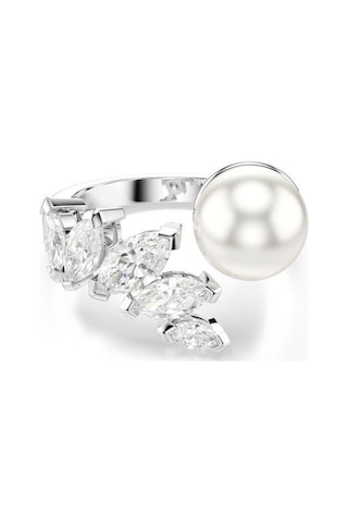 Swarovski 5748012 Yüzük Mesmera:rıng Pearl Whı/rhs 55 Metalik Ayarlanabilir