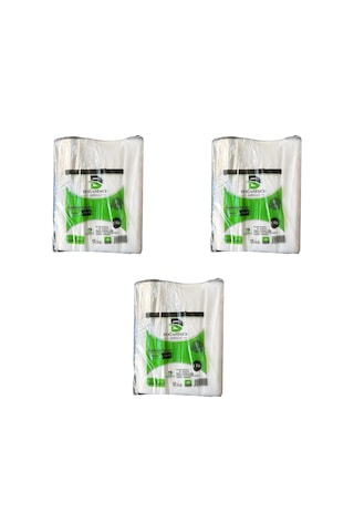 Doğanpack Şeffaf Naylon Bakkaliye Poşeti Torbası 3 x 1 KG 25 x 42 CM
