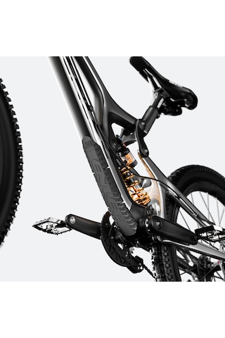 Yuntech01 Enlee Bisiklet Çerçeve Koruyucu - 3m Yapışkanlı Silikon Altlık, Çarpma Ve Su Geçirmez Korumalı