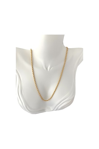Bili Accessories Burgu Zincir Kolye 3 MM