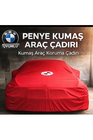 Bmw E36 Kasa Kırmızı Bmw Logolu Araç Çadırı