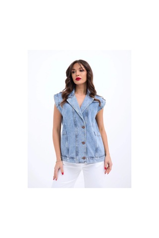 5751 Kot Yelek-mavi Mavi