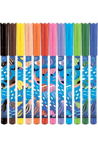 Maped Maped Ocean Lıfe Sökülebilir, 12 Renkli Dekoratif Flomaster 166355093