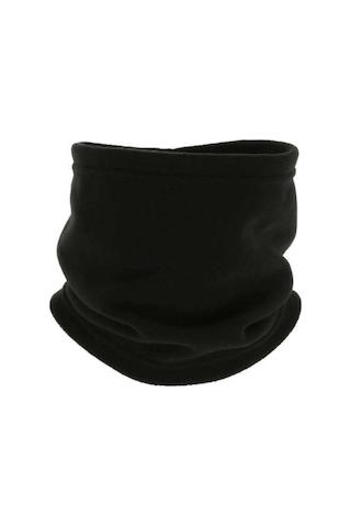 Emybox Kışlık Termal Polar Unisex Soğuk Geçirmez Polar Eldiven Boyunluk Erkek Ve Kadın İçin 2'li Set Siyah