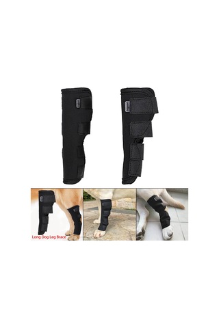 Homyl 2 Adet Pet Dirsek Dizlik Artrit Için Esnek Yara Siyah-s-m