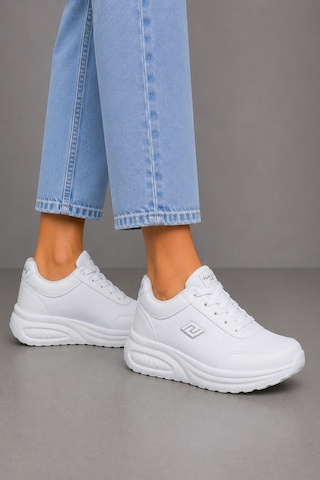 Bluefeet Prl Beyaz Anorak Kadın Sneaker Spor Ayakkabı