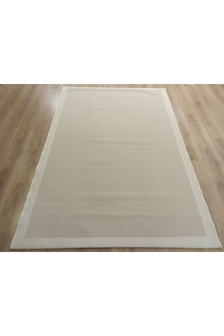 Çam Halı Sisal 9427 Krem / Bej Bordürlü Jüt Sisal Kilim - 200x300