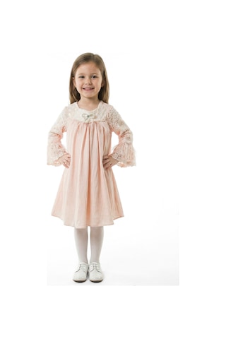 Xo Kids Kız Çocuk Elbise 3-7 Yaş 604 Pembe