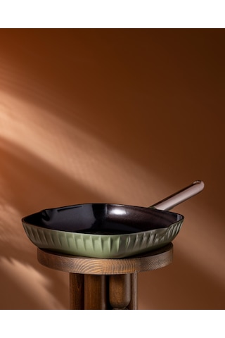 Madame Coco Freya Izgara Tavası - Yeşil - 16 CM