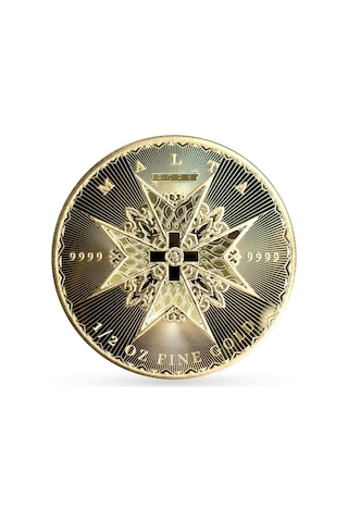 Agakulche Malta Haçı 1/2 Ons Altın Sikke Coin