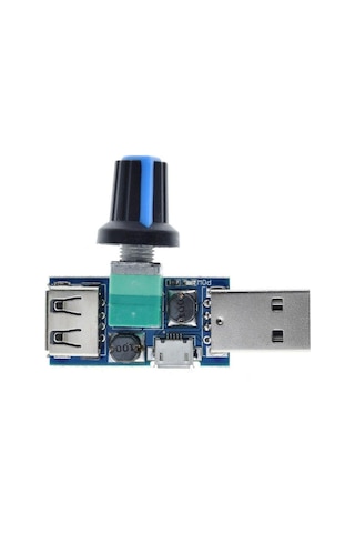 Usb Fan Hız Kontrol Sürücüsü Regülatör Modülü Dc 4-12v To 2.5-8v 5w