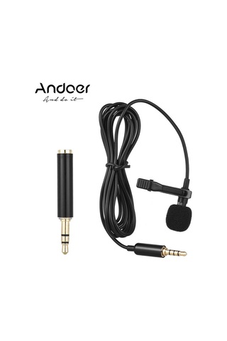 Jms Ey-510a Akıllı Telefon Dslr Kamera Bilgisayar İçin Mini Taşınabilir Klipsli Kondenser Yaka Mikrofonu