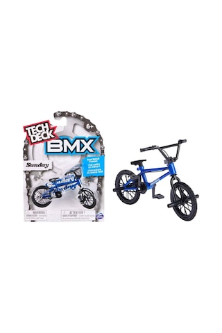 Tech Deck Bmx Bisikleti Sunday Mavi Gerçek Metal Çerçeve Parmak Bisiklet Oyuncak Model 12