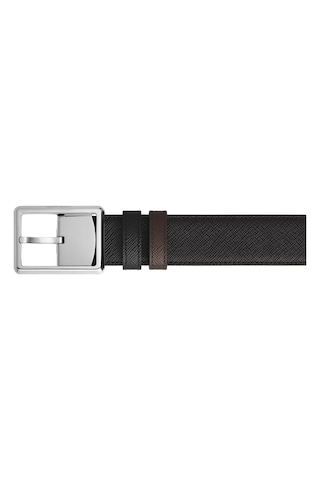 Montblanc Sartorial Deri 30 Mm Çift Taraflı Kemer 222193 Kahverengi