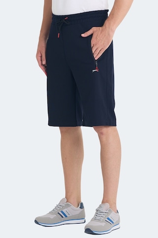 Slazenger Osaku 2 Li Set Erkek Şort Lacivert - Koyu Gri
