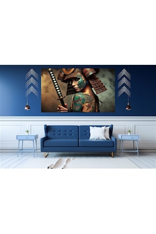 Ti-play Ay Işığında Nöbet 60x90cm Modern Samuray Pvc Çerçevesiz Tablo