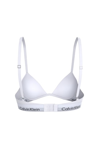 Calvin Klein Hafif Dolgulu Derin Dekolteli Beyaz Sütyen-16407