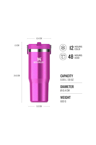 Stanley Iceflow Flip Straw Tumbler Pipetli Termos Bardak Çok Renkli
