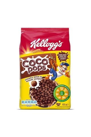 Kellogg's Coco Pops Çikolatalı Buğday ve Mısır Gevreği 450 G