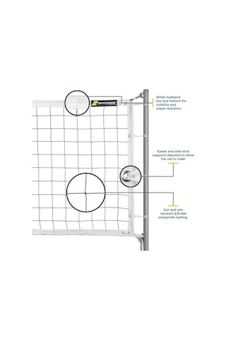 Professional Volleyball Net Is Suitable For School, Site, Hotel - Profesyonel Voleybol Filesi Ağı