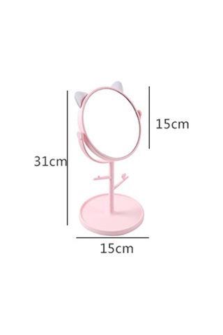 Didadodo Döner Hd Makyaj Aynası - Taşınabilir, Hafif Ve Şık Pembe Masa Aynası Döner Kullanımlı Diğer
