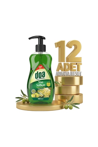 Doa Sıvı El Sabunu Zeytin Çiçeği 12x400 Ml