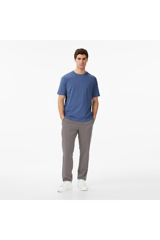 Nautica Erkek Mavi Regular Fit T-shirt Düz V65361t Mavi
