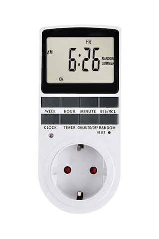 Teltree "2'li Paket Programlanabilir Dijital Zamanlayıcı Priz - Lcd Ekran, 10 Program, Enerji Tasarrufu" Diğer