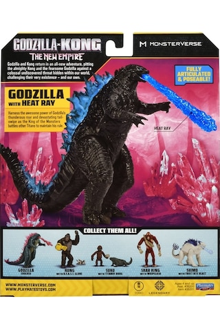Godzilla x Kong Aksiyon Figürü GxK Aksiyon Figür 15CM-35200 Godzilla V1
