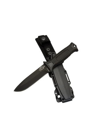 Tiger Tactical Htm 1041 A Siyah Outdoor / Survival Bıçak 27cm - Kauçuk Sap, Kılıflı, Kutulu