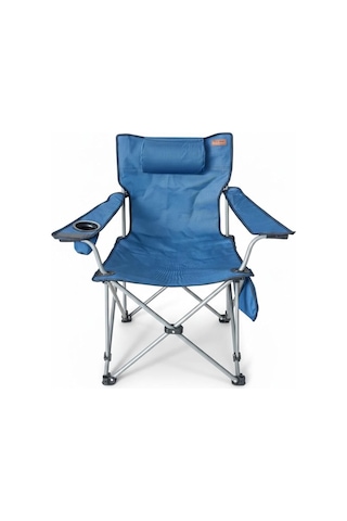 Madfox Chillseat Yastıklı Katlanabilir Kamp Sandalyesi Koyu Mavi