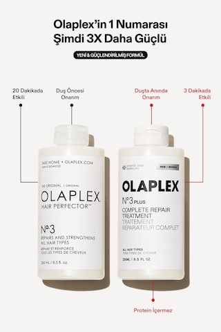 Olaplex No.3 Plus Complete Repair Treatment - Anında Etkili, Güçlendirilmiş Yoğun Onarıcı Bakım 77438299