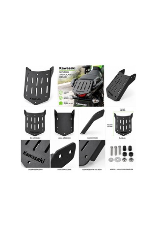 Kawasaki Arka Çanta Taşıyıcı Diğer