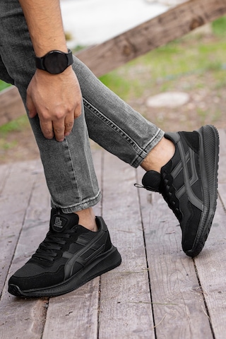 Garantili D120 Günlük Ortopedik Erkek Sneaker Spor Ayakkabı Siyah