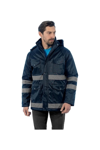 Şensel, Reflektörlü Kaban, Lacivert -61E445- Iş Elbisesi