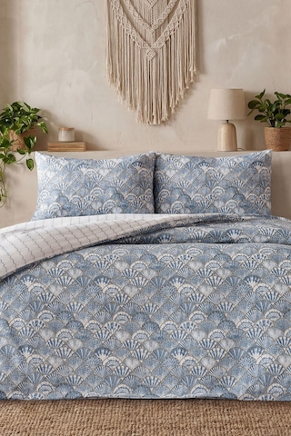 Doqu Home Akdeniz Easy Cotton Nevresim Takımı Tek Fırenze Mavi