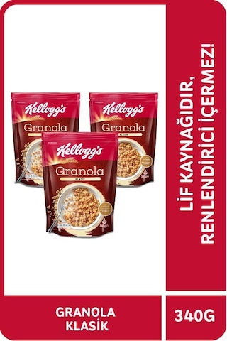 Kellogg's Klasik Granola 3 x 340 G