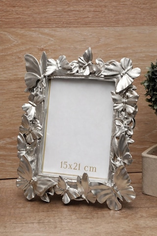 Dekoratif Kelebek Desenli Şık Çerçeve 15 X 21