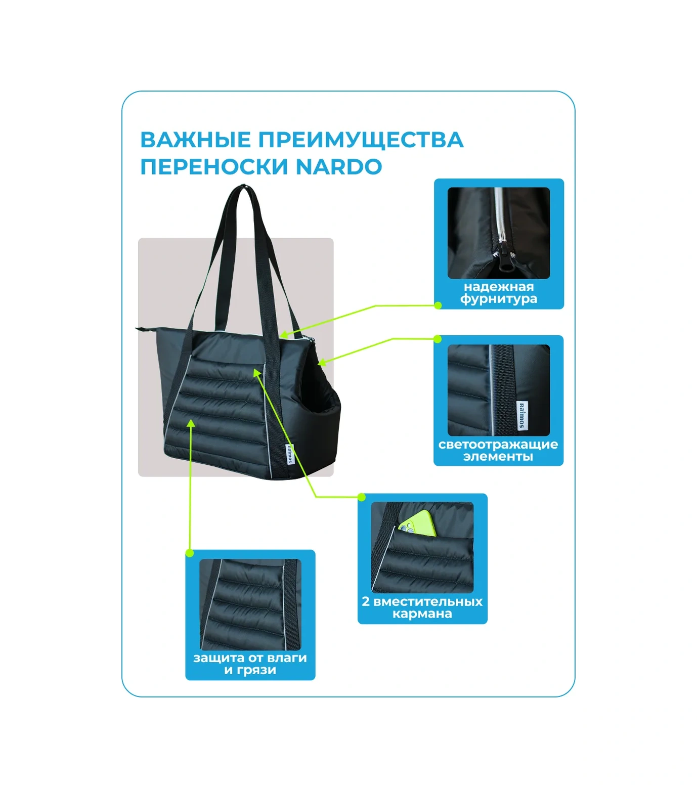 Raimos Küçük Köpekler Ve Kediler İçin S Taşıma Çantası 370091247