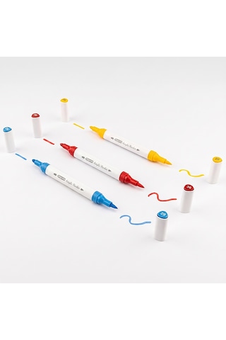 Akrilik Marker Çift Uçlu 24 Renk
