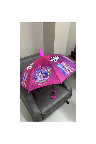 Uğur Kardeşler Bijuteri My Little Pony Lisanslı Koruma Kılıflı Çocuk Şemsiyesi Çok Renkli