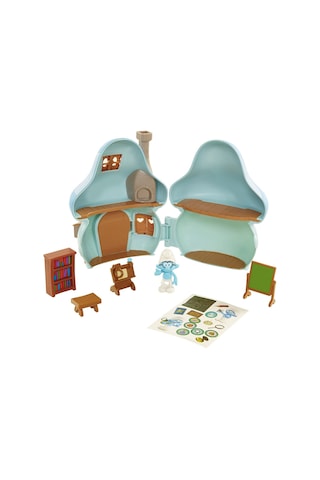 Şirinler Kayıp Köy Bilgin Şirin Mantar Evi Oyun Seti 96570