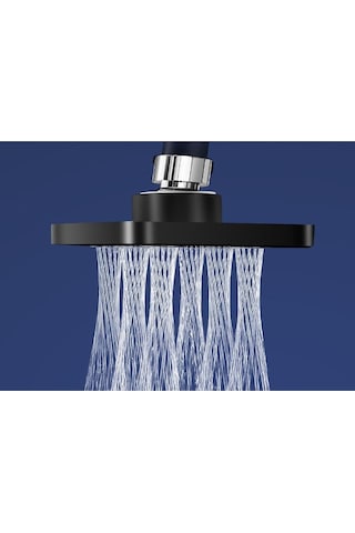 Qingmipy Kompakt Tasarım Yüksek Basınçlı Duş Başlığı - Hızlı Kurulum, Su Tasarruflu, Parlak Su Akışı İle Konforlu Duş Deneyimi Gümüş