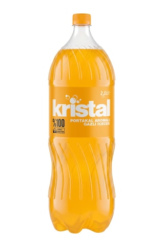 Kristal Portakal Aromalı Gazlı İçecek 2.5 L 6'lı