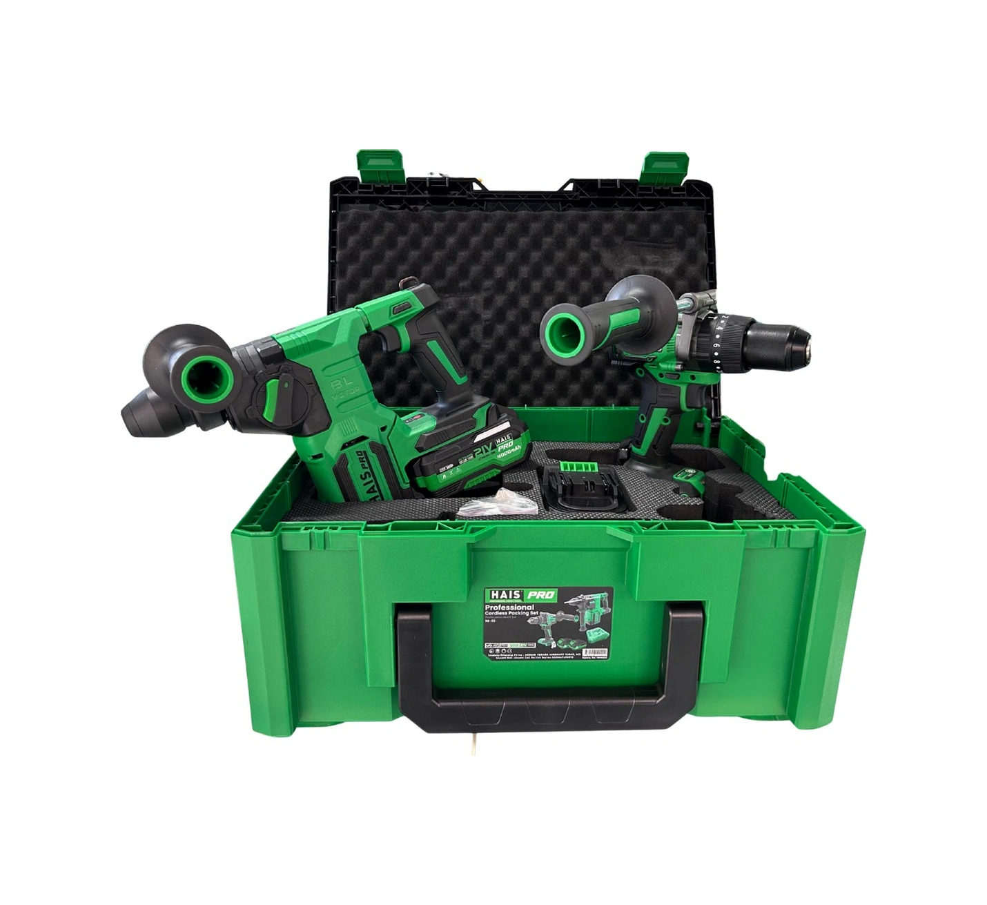 Haispro RB-02 2x4AH Çift Akülü 2'li Set