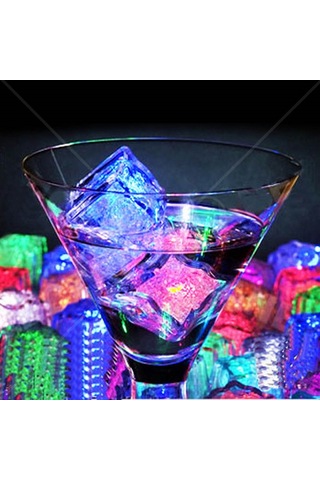 12 Adet Led Işıklı Buz Küpü Led Light Ice Cube Renkli Led Işıklı Vıp Kalite Buz Küpü Club Işıkları