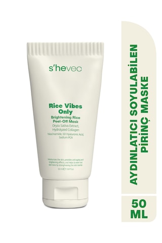 S'hevec Rice Vibes Only Aydınlatıcı Pirinç Maskesi 30 ML