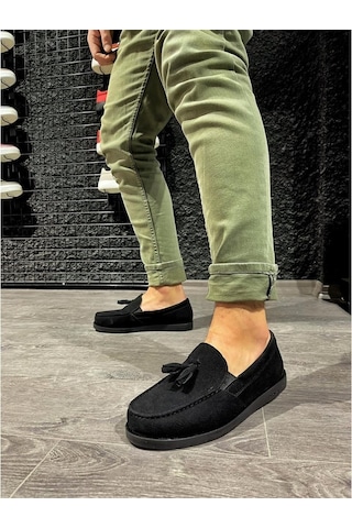 Knack Loafer Erkek Ayakkabı 007 Siyah (539903293) Çok Renkli